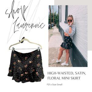 High - Waisted Mini Skirt
